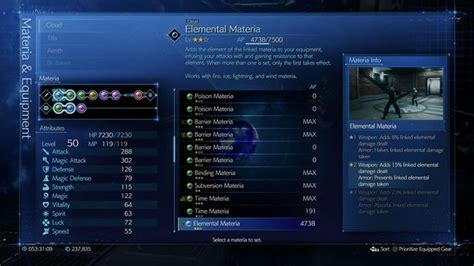 ff7 materia|Materia Guide and List .